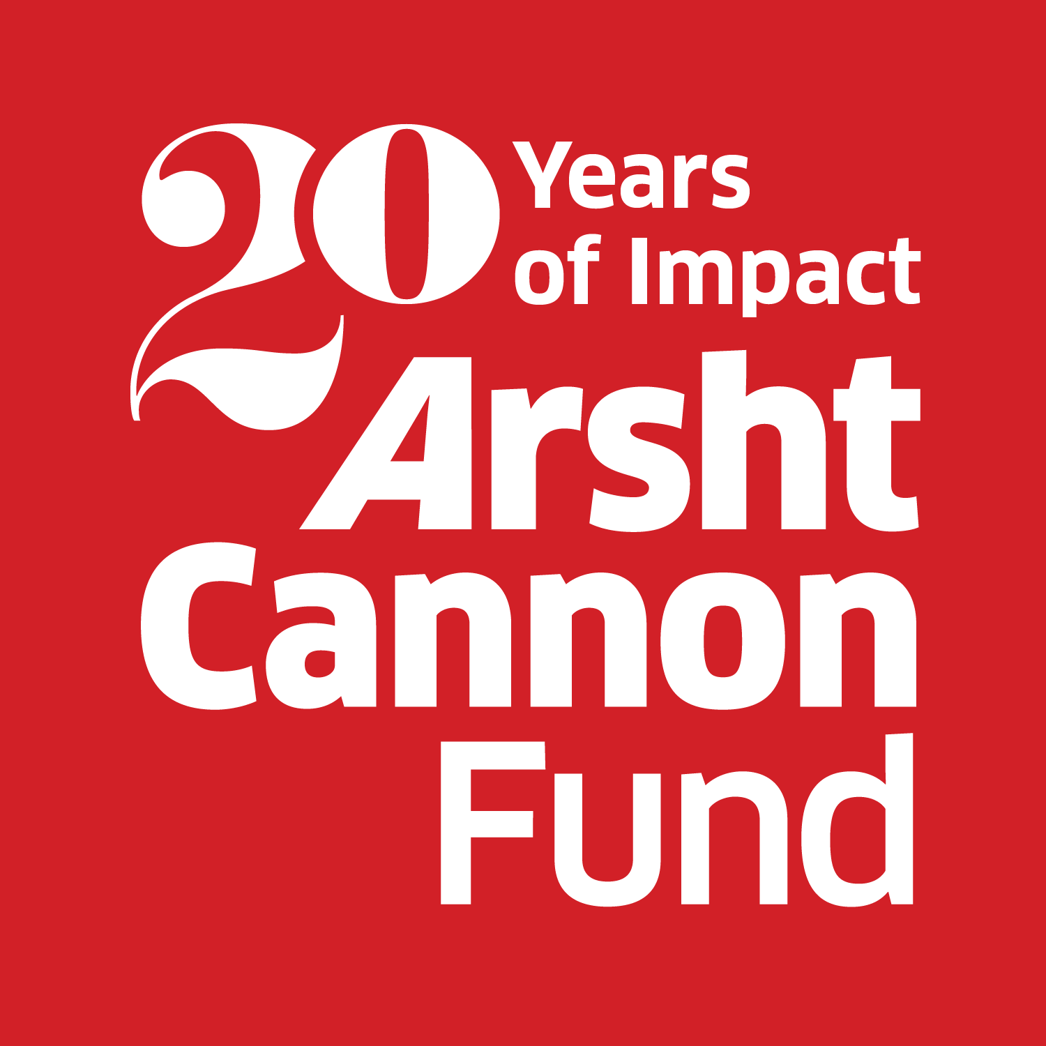 Arsht Cannon Fund Logo 20th Anniversary